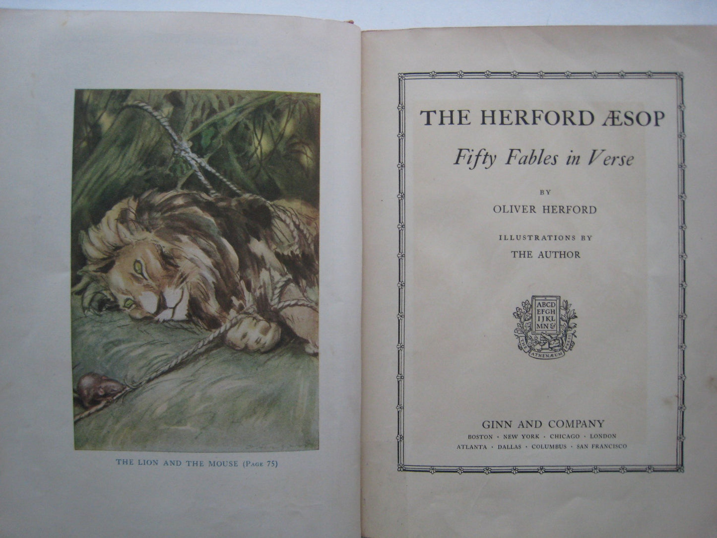 THE HERFORD AESOP. Fifty Fables in Verse