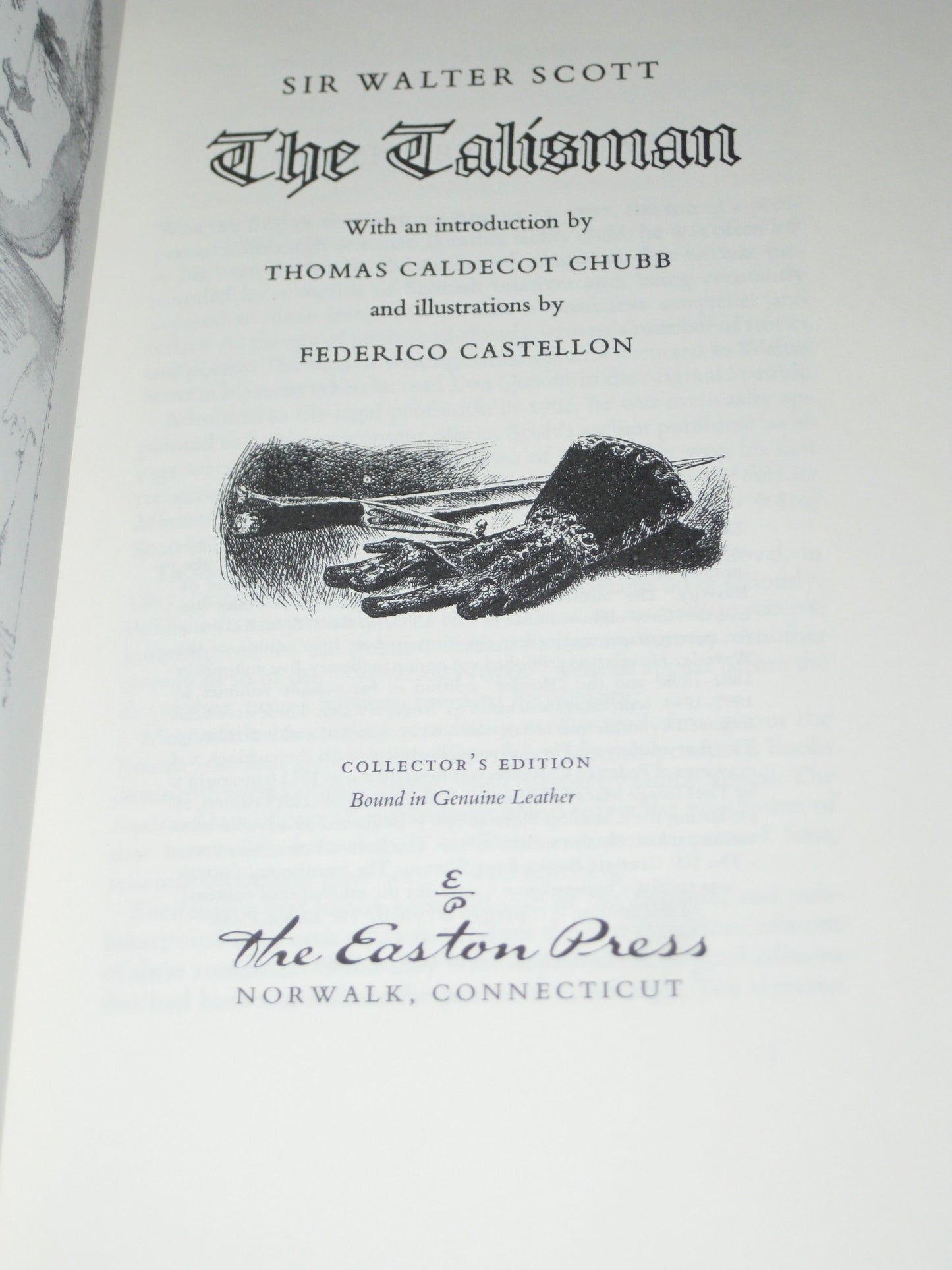The Talisman - Sir Walter Scott - Easton Press - Federico Castellon Illustrations