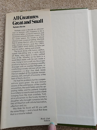 All Creatures Great and Small by James Herriot (1972-11-05)