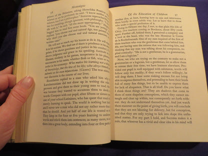1943 SELECTED ESSAYS by MICHEL DE MONTAIGNE Hardcover by The Classics Club