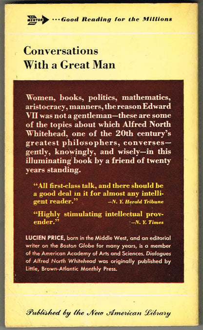 Dialogues of Alfred North Whitehead