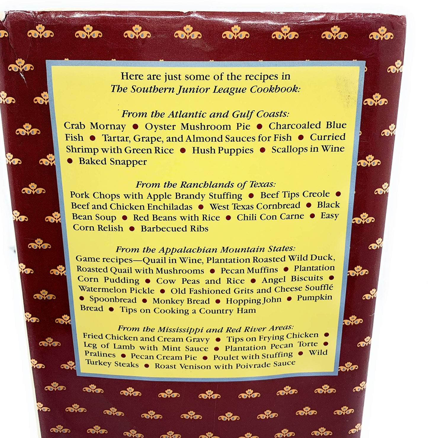 Southern Junior League Cookbook