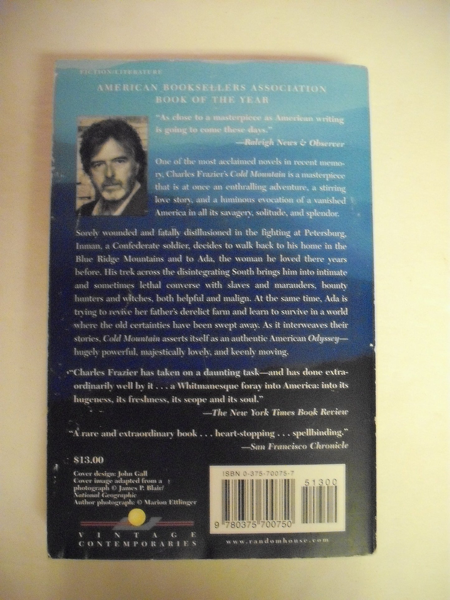 Cold Mountain: A Novel