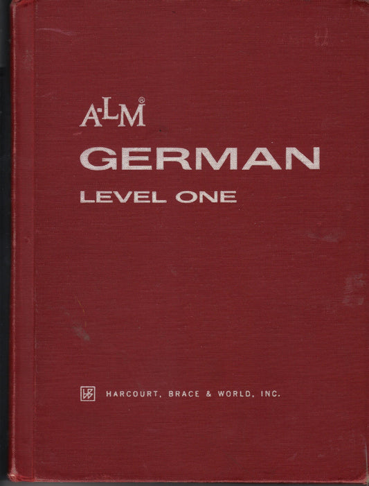 A-LM German, Level One (Audio Lingual Materials)