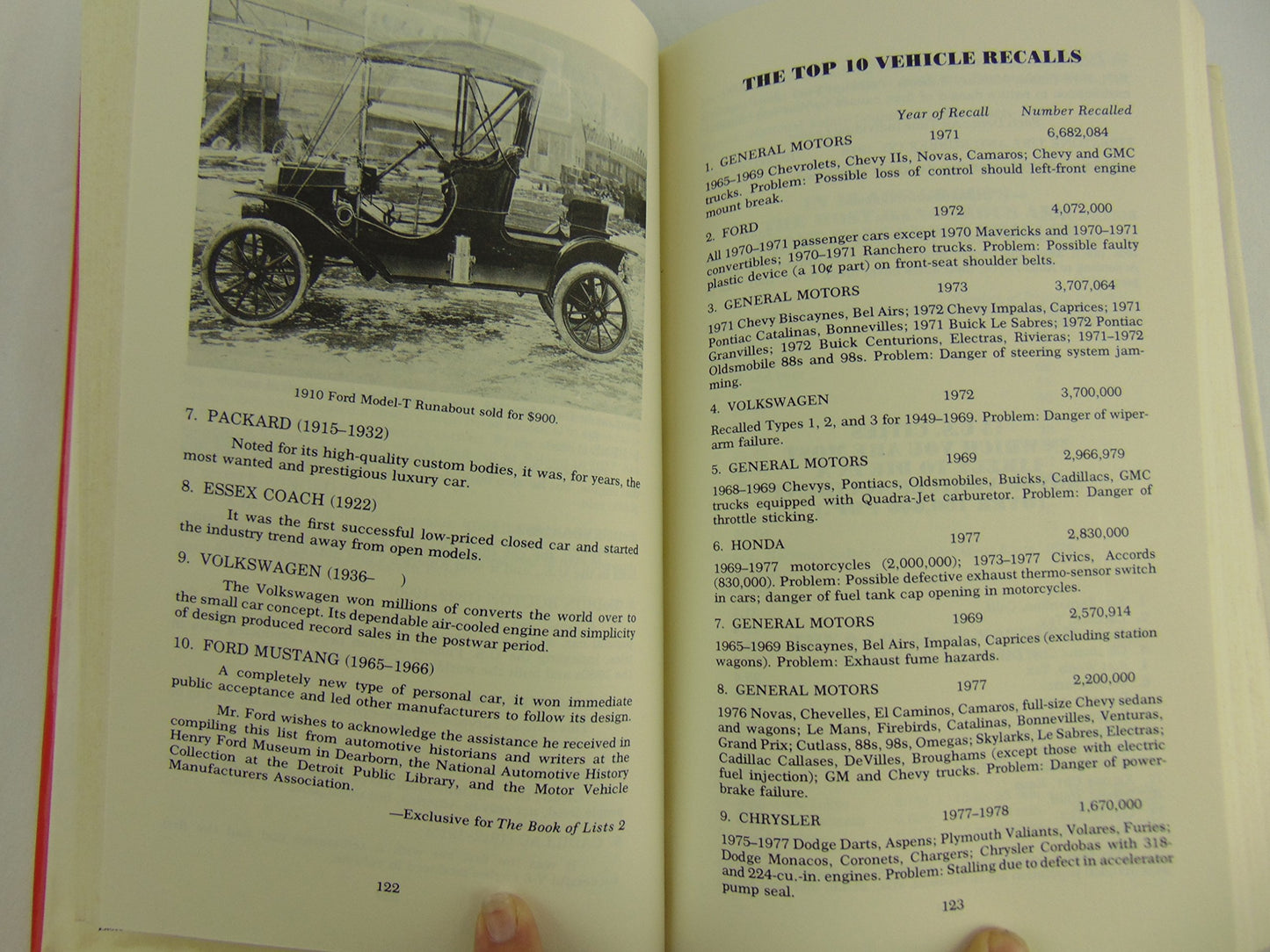 The People's Almanac Presents The Books of Lists, No. 2