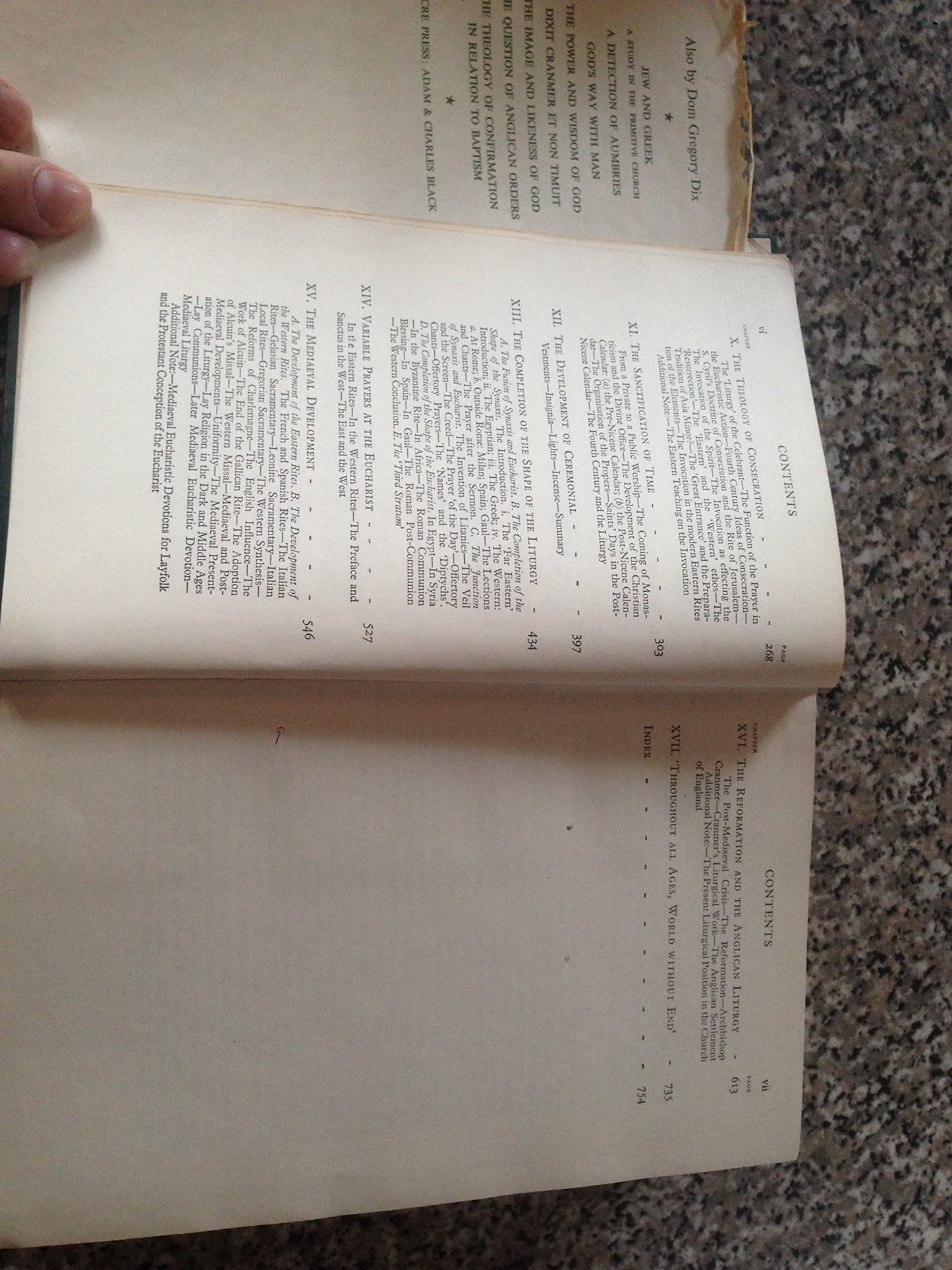 The shape of the liturgy
