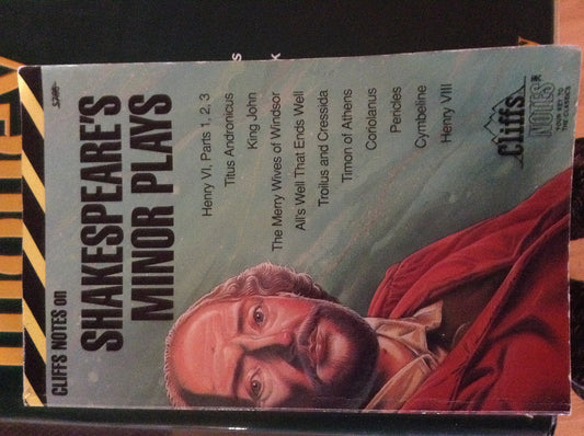 Shakespeare's Minor Plays (Cliffsnotes)