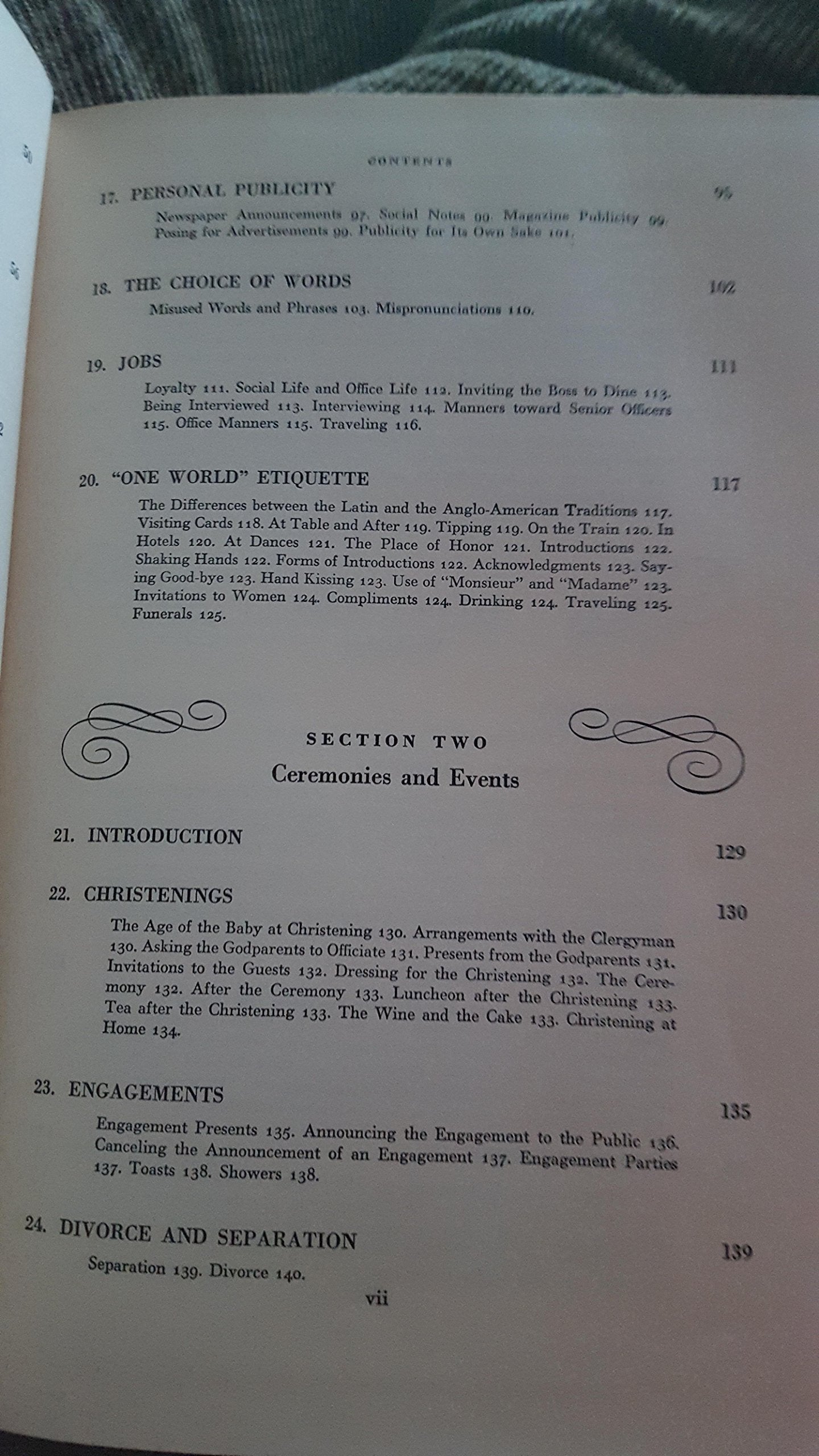 Vogue's Book of Etiquette