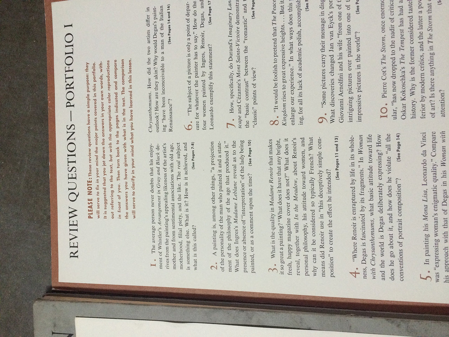 Metropolitan Seminars in Art, Portfolio 1: What Is a Painting?