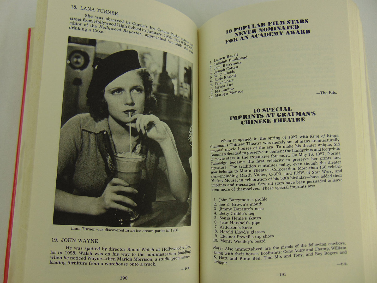 The People's Almanac Presents The Books of Lists, No. 2