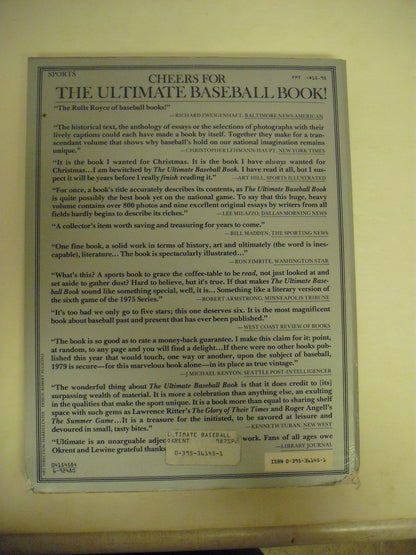 The Ultimate Baseball Book