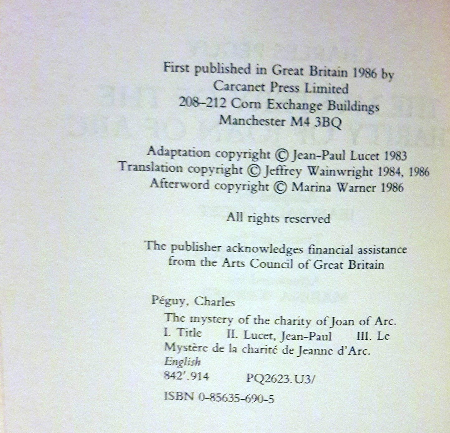 The Mystery of the Charity of Joan of Arc