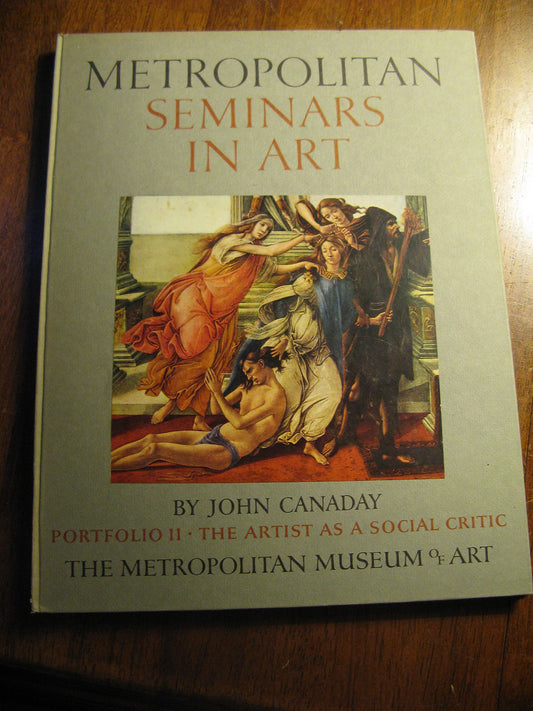 Metropolitan Seminars in Art, Portfolio 11: The Artist as a Social Critic