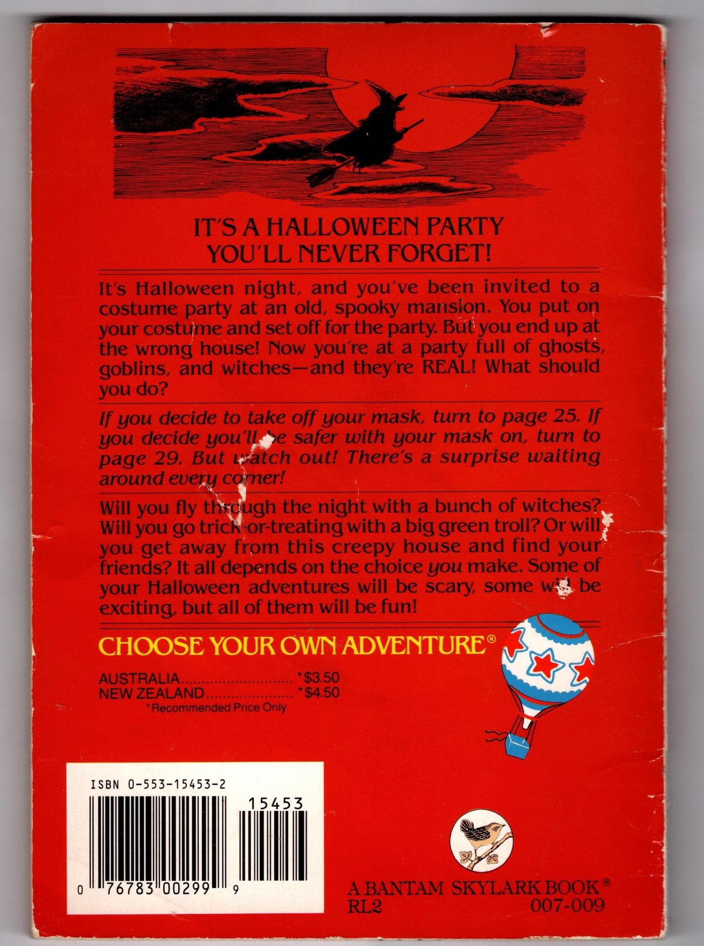 HAUNTED HALLOWEEN PARTY (Choose Your Own Adventure #37)