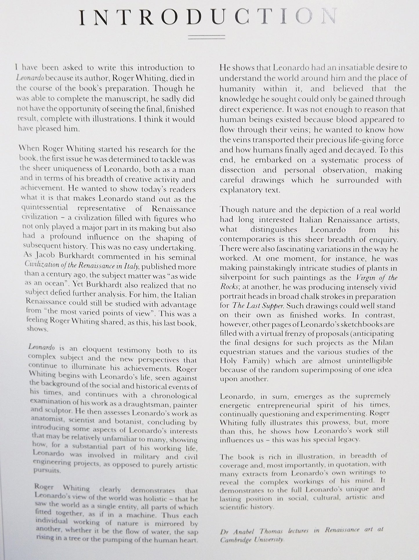 Leonardo: A Portrait of the Renaissance Man