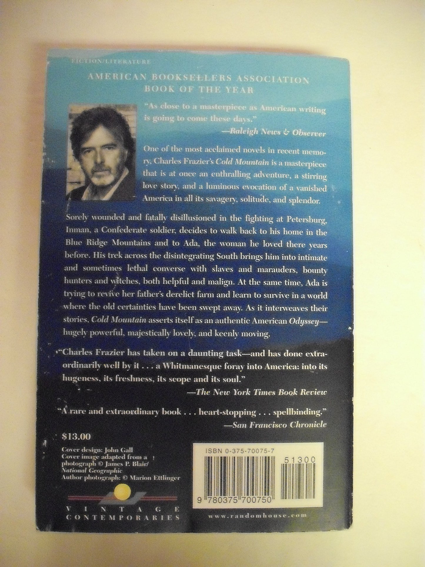 Cold Mountain: A Novel