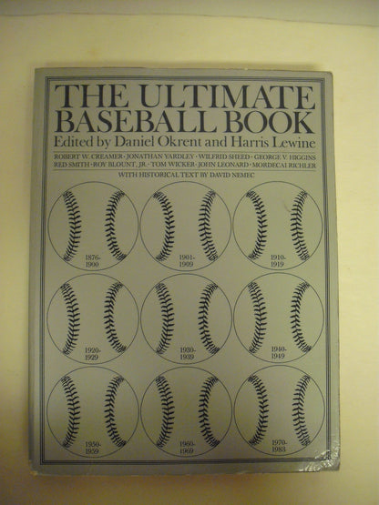 The Ultimate Baseball Book