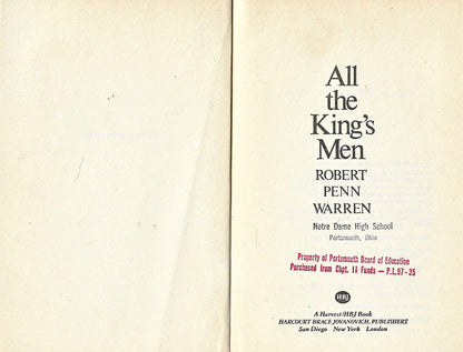 ALL THE KING'S MEN.