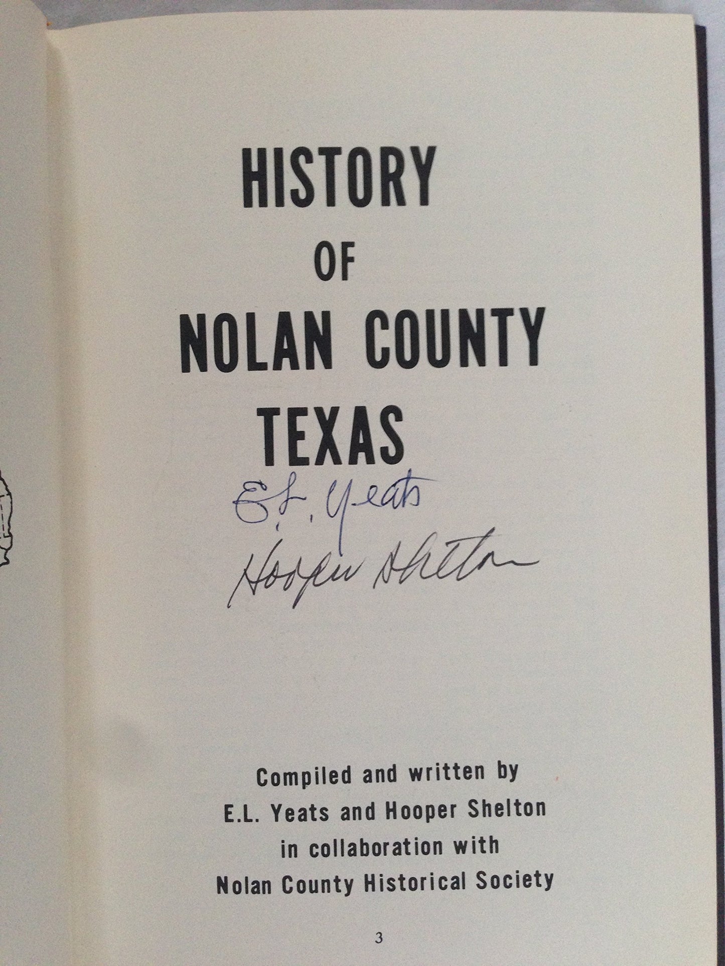 History of Nolan County, Texas