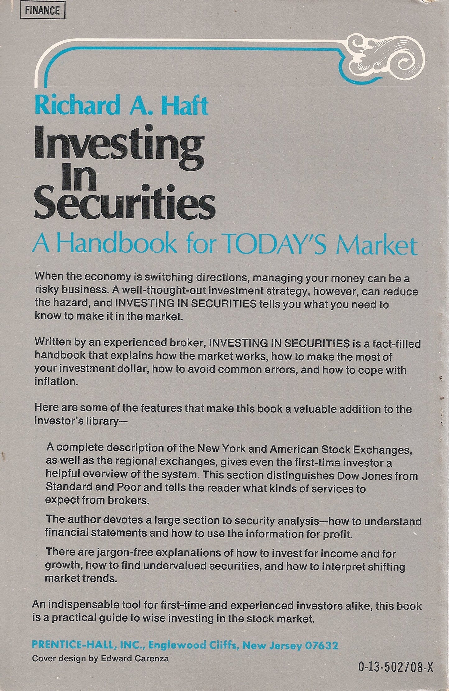 Investing in Securities: A Handbook for the 80's
