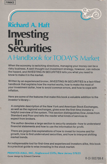 Investing in Securities: A Handbook for the 80's