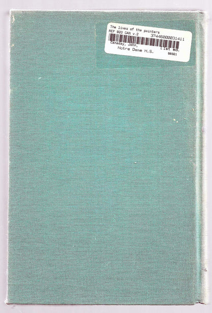 The Lives of the Painters, Volume 2 (Baroque)