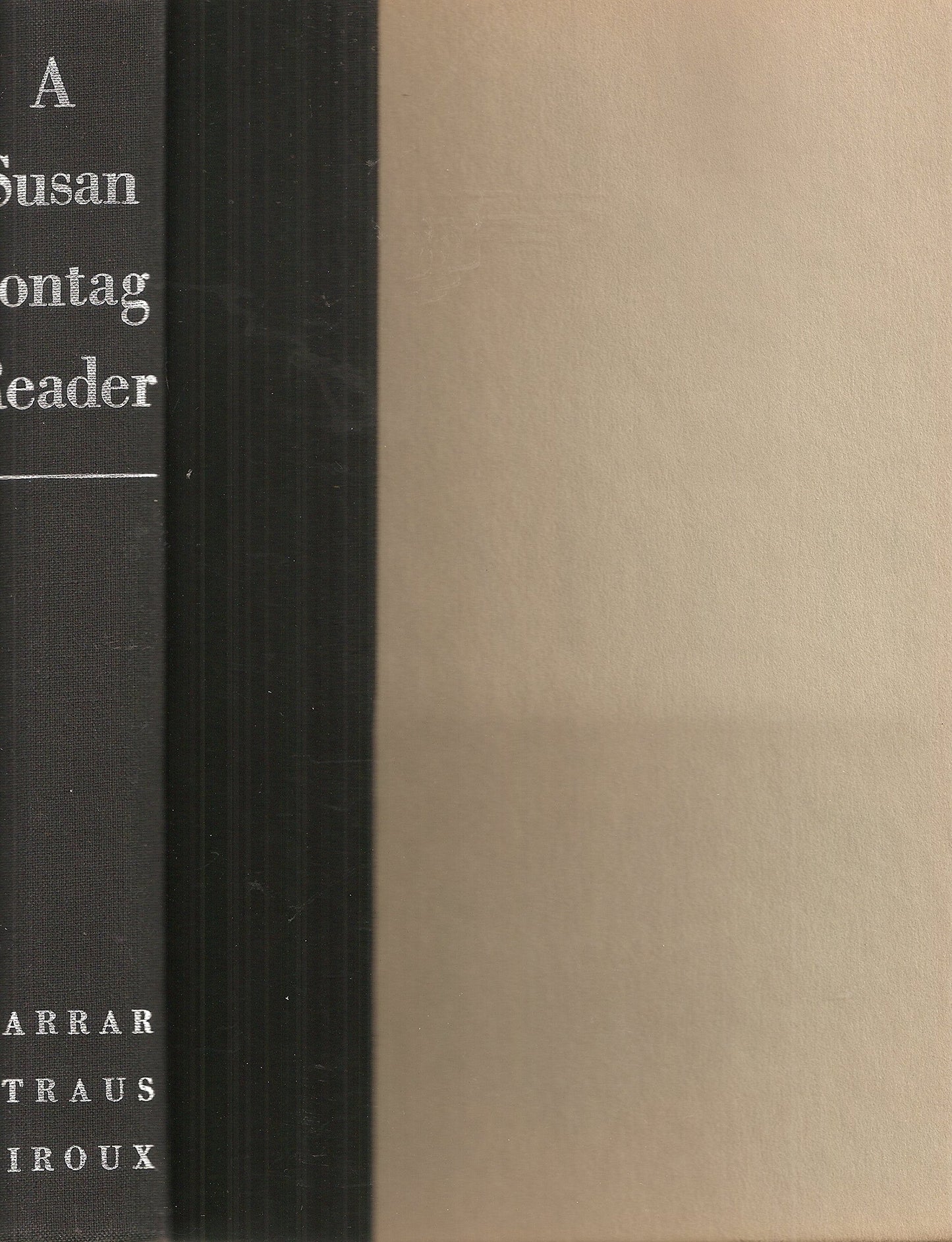 A Susan Sontag Reader