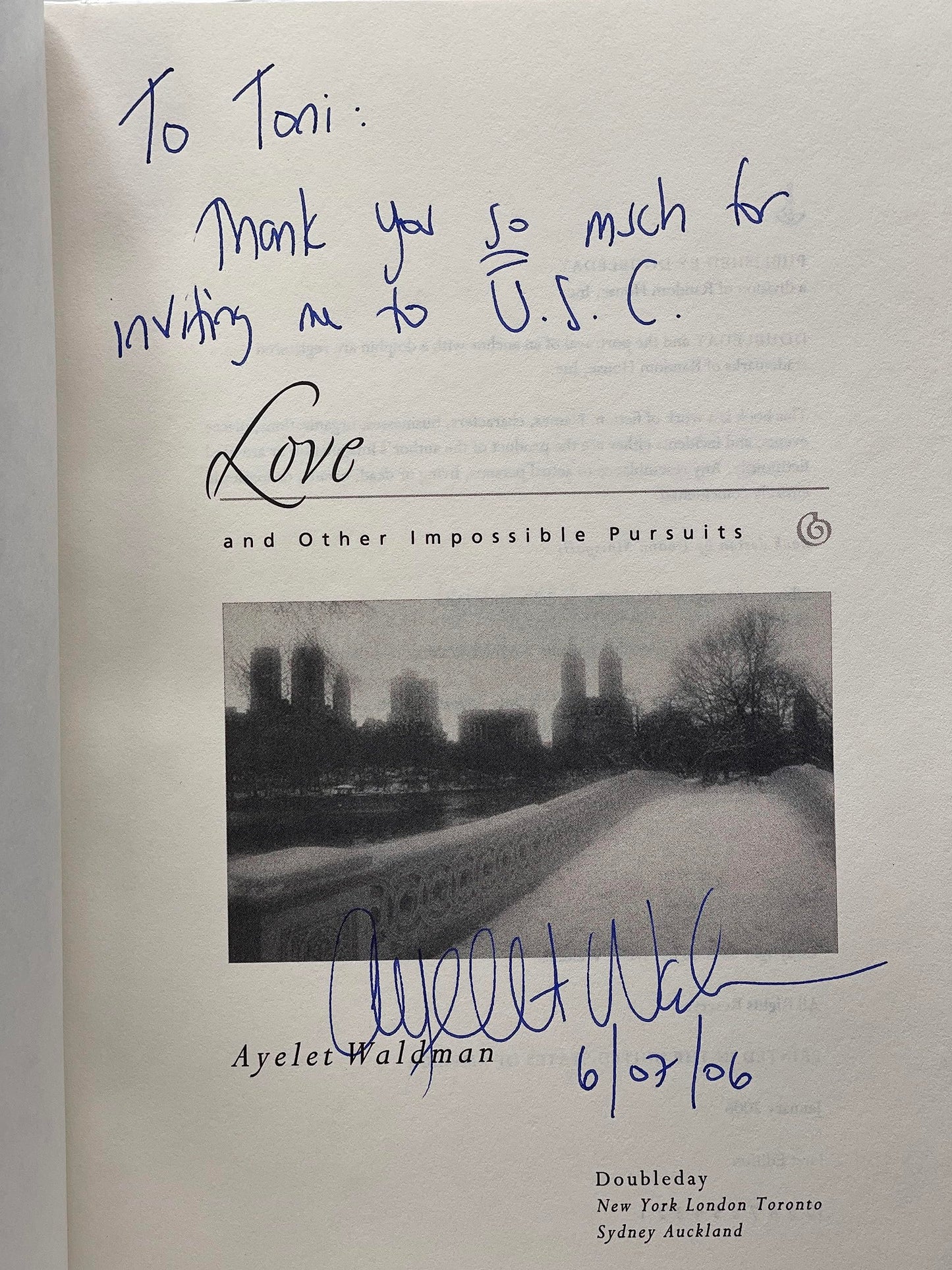 Love and Other Impossible Pursuits