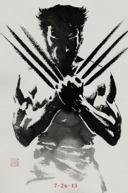 Large 4x6 Bus Stop Movie Poster - Wolverine 7-26-13