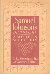 Samuel Johnson's Dictionary - A Modern Selection
