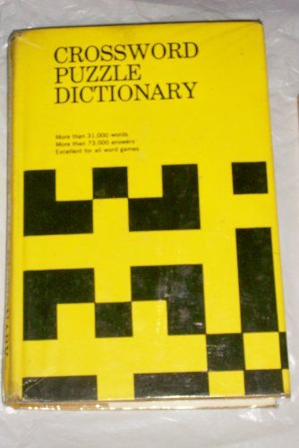 Crossword Puzzle Dictionary 1964