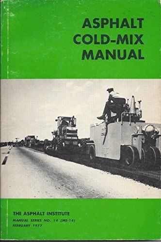Asphalt Cold Mix Manual