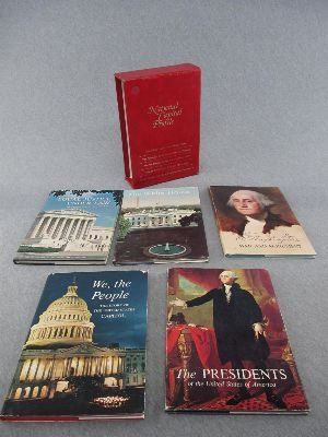 National Capital Profile (5 Volume Set) the White House - An Historic Guide - the Presidents of the USA- We, the People, the Story of the United States Capital - George Washington, Man & Monument - Equal Justice Under Law, the Supreme Court in American