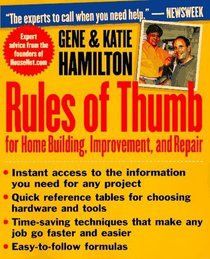 Rules of Thumb for Home Building, Improvement, and Repair
