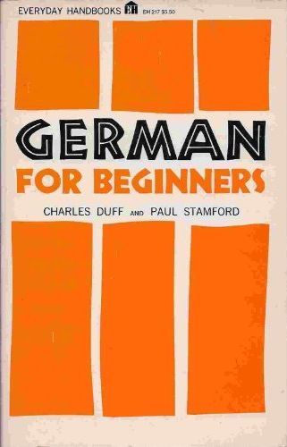 German For Beginners (Everyday Handbooks, No 217)