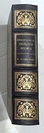 The Adventures of Sherlock Holmes by Sir Arthur Conan Doyle. Leather Bound. 100 Greatest Books Ever Written.