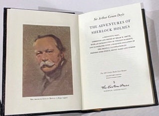 The Adventures of Sherlock Holmes by Sir Arthur Conan Doyle. Leather Bound. 100 Greatest Books Ever Written.