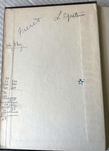 The Idols of the Cave by Frederic Prokosch. First Edition. Published by Doubleday & Company, Inc, Garden City, N.Y., 1946. Vintage Book.