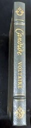 Candide or Optimism by Francois Marie Arouet De Voltaire. Collectors Edition bound in genuine leather. Easton Press 1977.