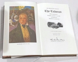 The Talisman by Sir Walter Scott. Leather Bond edition by Easton Press.  100 Greatest Books Ever Written.