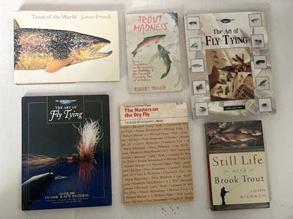 Trout Fishing Library - Pick Any Five Books - Gift for any sportsman, angler, fishing fanatic. Best fishing holes to tying the perfect fly.