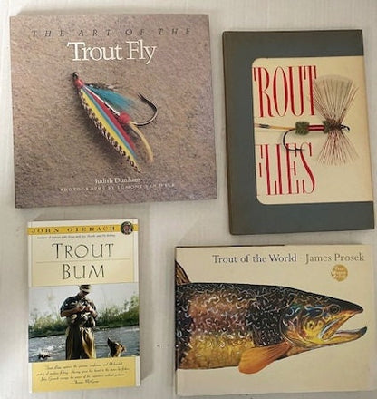 Trout Fishing Library - Pick Any Five Books - Gift for any sportsman, angler, fishing fanatic. Best fishing holes to tying the perfect fly.