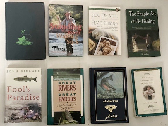 Trout Fishing Library - Pick Any Five Books - Gift for any sportsman, angler, fishing fanatic. Best fishing holes to tying the perfect fly.