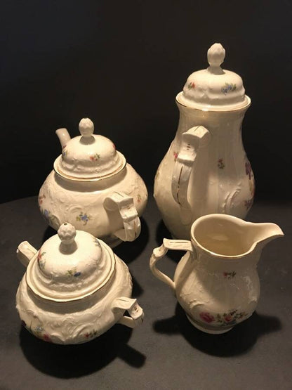 Vintage Rosenthal "Sans Souci" Pattern German Fine Porcelain China - Coffee and Tea Service.