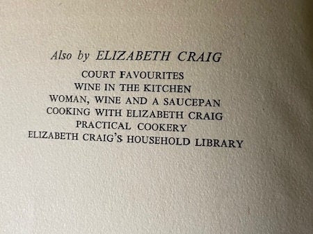Beer And Vittels by Elizabeth Craig. 1955. Published Museum Press Limited 7.5" x 5.1". What to serve with beer on different occasions.