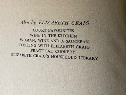 Beer And Vittels by Elizabeth Craig. 1955. Published Museum Press Limited 7.5" x 5.1". What to serve with beer on different occasions.