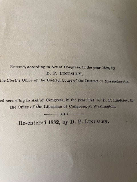 Elements of Tachygraphy by David Philip Lindsley. Eleventh Edition.  Otis Clap & Son. 3 Beacon Street, 1885. Vintage Book.