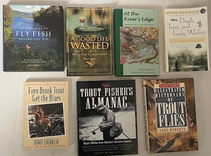 Trout Fishing Library - Pick Any Five Books - Gift for any sportsman, angler, fishing fanatic. Best fishing holes to tying the perfect fly.