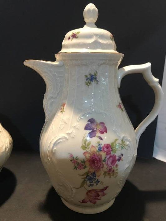 Vintage Rosenthal "Sans Souci" Pattern German Fine Porcelain China - Coffee and Tea Service.