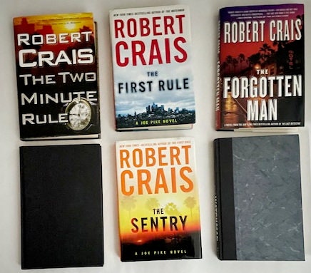 Robert Crais Novels - Set of Six - The Watchman, Chasing Darkness, The Sentry, The Two Minute Rule, The First Rule, The Forgotten Man